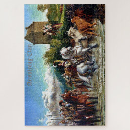 Scottish Armstrong Clan Gilnockie Painting Puzzle Legpuzzel