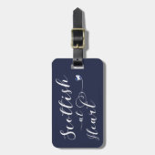 Scottish At Heart Bagagelabel (Voorkant verticaal)