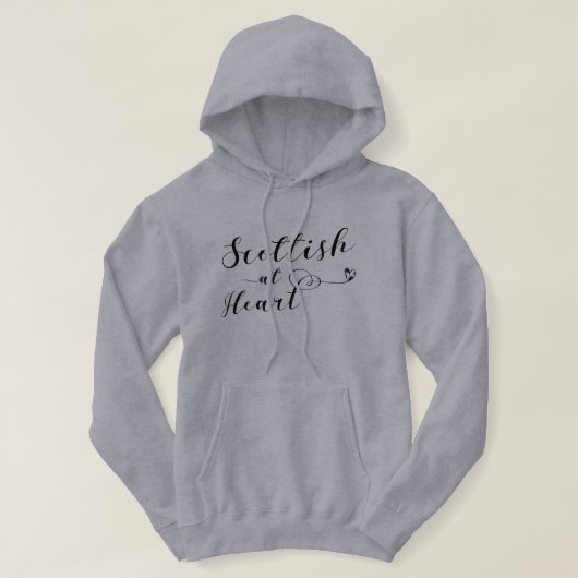 Scottish At Heart Hoodie (Design voorkant)