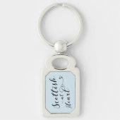 Scottish At Heart Keyring, Schotland Sleutelhanger (Voorkant)