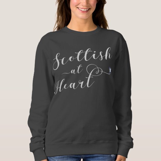 Scottish At Heart Sweatshirt (Voorkant)