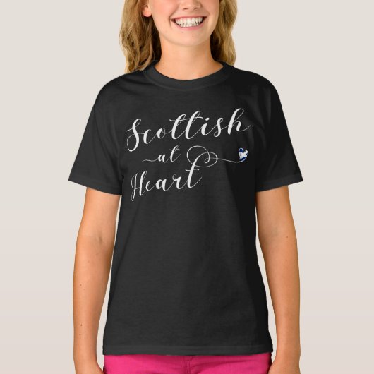 Scottish At Heart T-Shirt (Voorkant)