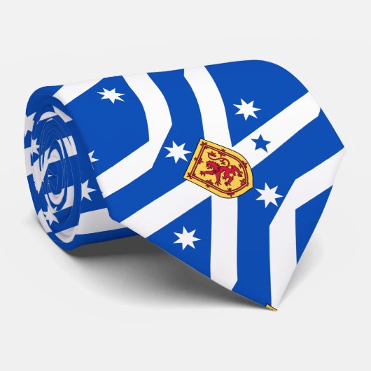 Scottish Australian (vlag voor erfgoed) Stropdas (Opgerold)