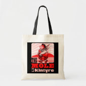 Scottish Bagpipe-spelmole of Kintyre Tote Bag (Voorkant)