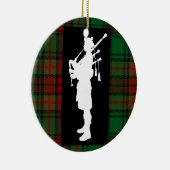 Scottish Bagpiper Keramisch Ornament (Rechts)