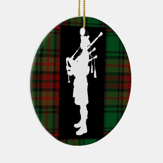 Scottish Bagpiper Keramisch Ornament (Rechts)