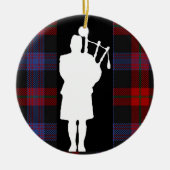 Scottish Bagpiper Keramisch Ornament (Voorkant)