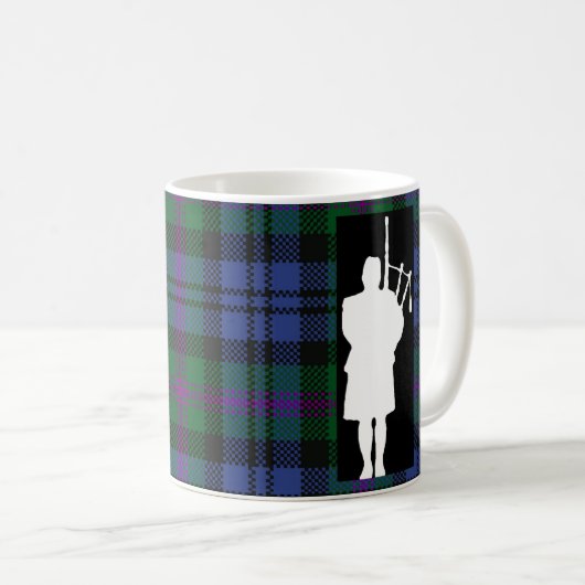 Scottish Bagpiper Mok (Voorkant rechts)