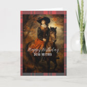 Scottish Birthday Card, Tartan Card Kaart (Voorkant)