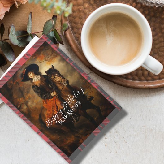 Scottish Birthday Card, Tartan Card Kaart