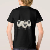 Scottish Black Faced Sheep Tshirt (Achterkant)