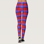 Scottish Blast Paars and Red Tartan Pset Leggings (Achterkant)