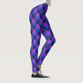 Scottish Blast Paars Blue en Black Tartan Pset Leggings (Rechts)