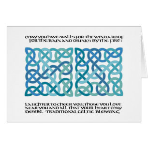 Scottish Blessing Calligraphy met Celtic Knots