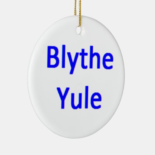 scottish blythe yule keramisch ornament (Rechts)