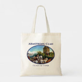 Scottish Borders Armstrong Clan Gilnockie Castle Tote Bag (Achterkant)