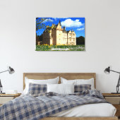 Scottish Brodie Clan's Morayshire Castle Canvas Afdruk (Insitu (Slaapkamer))