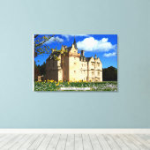 Scottish Brodie Clan's Morayshire Castle Canvas Afdruk (Insitu (Houten vloer))