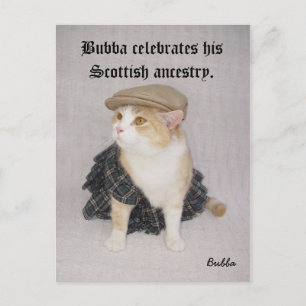 Scottish Bubba Briefkaart