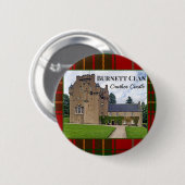 Scottish Burnett Clan Crathes Castle Garden Foto Ronde Button 5,7 Cm (Voorkant /achterkant)
