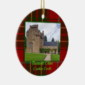 Scottish Burnett Clan Crathes Castle Xmas Keramisch Ornament (Rechts)