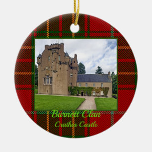 Scottish Burnett Clan Crathes Castle Xmas Keramisch Ornament