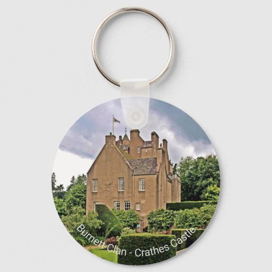 Scottish Burnett Clan's Crathes Castle Sleutelhang Sleutelhanger (Voorkant)