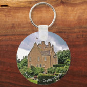 Scottish Burnett Clan's Crathes Castle Sleutelhang Sleutelhanger (Achterkant)