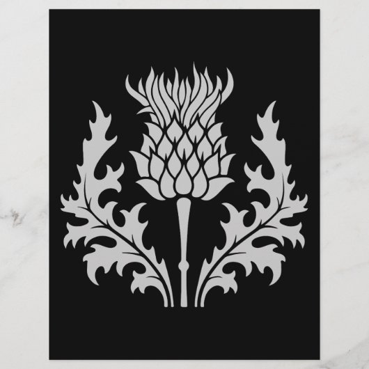 Scottish Burns Nachtdiner uitnodigen Flyer (Achterkant)