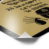 Scottish Burns Nachtdiner uitnodigen Foto Afdruk (Hoek)