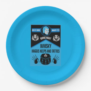 Scottish Burns Night Super Papieren Bordje