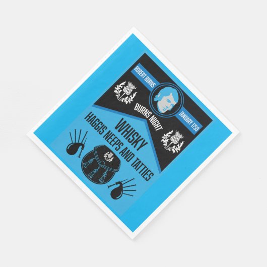 Scottish Burns Night Super Servet (Hoek)