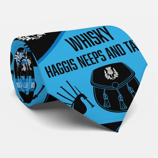 Scottish Burns Night Super Stropdas (Opgerold)