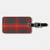 SCOTTISH CAMERON CLAN TARTAN DESIGN GIFTS BAGAGELABEL (Voorkant horizontaal)