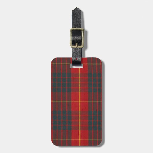 SCOTTISH CAMERON CLAN TARTAN DESIGN GIFTS BAGAGELABEL (Voorkant verticaal)