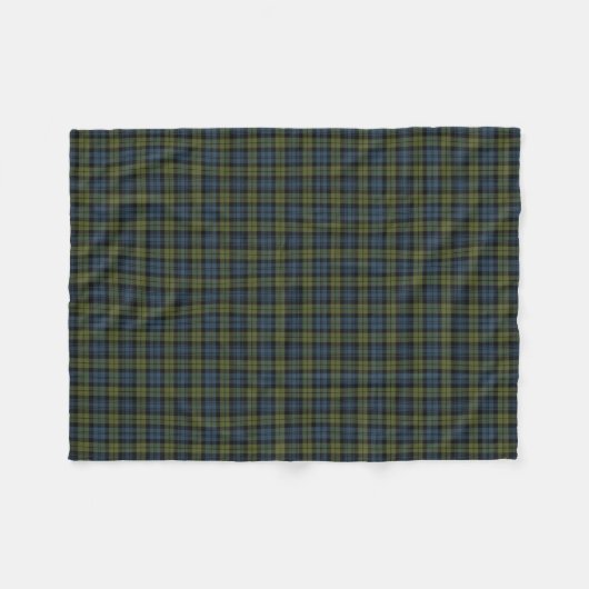 Scottish Campbell Classic Tartan Fleece Deken (Voorkant (Horizontaal))