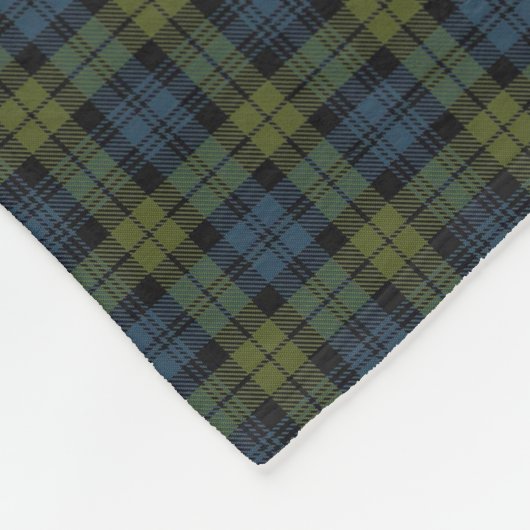 Scottish Campbell Classic Tartan Fleece Deken (Hoek)