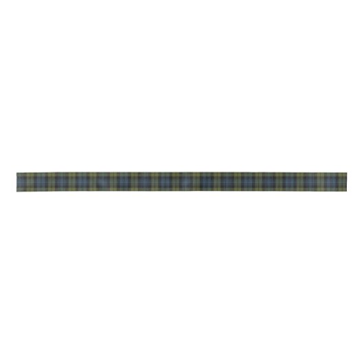 Scottish Campbell Classic Tartan Satijnen Lint (Voorkant)