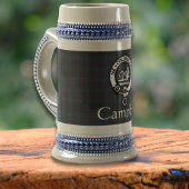 Scottish Campbell Crest Badge & Tartan Bierpul