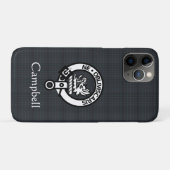 Scottish Campbell Crest Badge & Tartan Case-Mate iPhone Case (Achterkant (horizontaal))