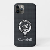 Scottish Campbell Crest Badge & Tartan Case-Mate iPhone Case (Achterkant)