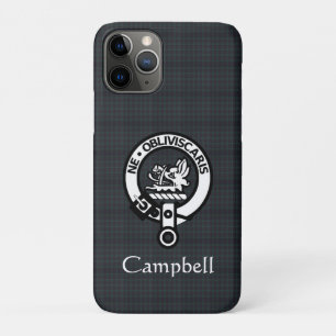 Scottish Campbell Crest Badge & Tartan Case-Mate iPhone Case
