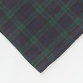 Scottish Campbell Crest Badge & Tartan Fleece Deken (Hoek)