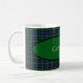 Scottish Campbell Family Tartan Gepersonaliseerd Koffiemok (Links)