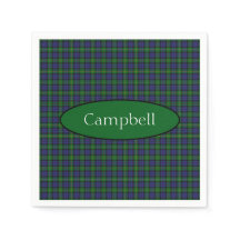 Scottish Campbell Family Tartan Gepersonaliseerd