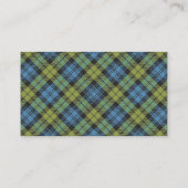 Scottish Campbell Tartan Plaid Visitekaartje (Achterkant)