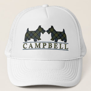 Scottish Campbell Tartan Scottie Dogs Trucker Pet