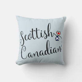 Scottish Canadian Entwined Hearts Throw Cushion Kussen