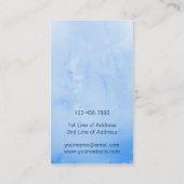 Scottish Canadian Thistle Business Card Template Visitekaartje (Achterkant)