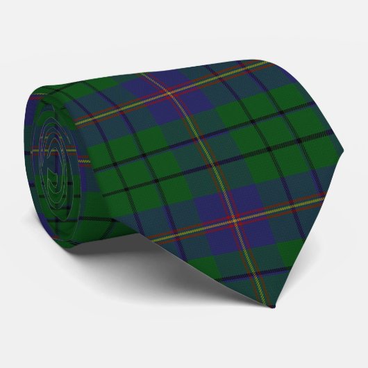Scottish Carmichael Clan Tartan Pset Stropdas (Opgerold)